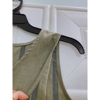 JUNE A11 - Áo sát nách cổ tim LINEN. NHIỀU MÀU. Có size lớn. HỎA TỐC. Ảnh thật