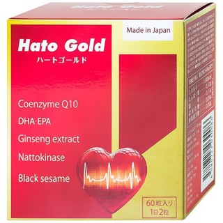 Viên uống Hato Gold Jpanwell hỗ trợ giúp trái tim khỏe mạnh (60 viên)