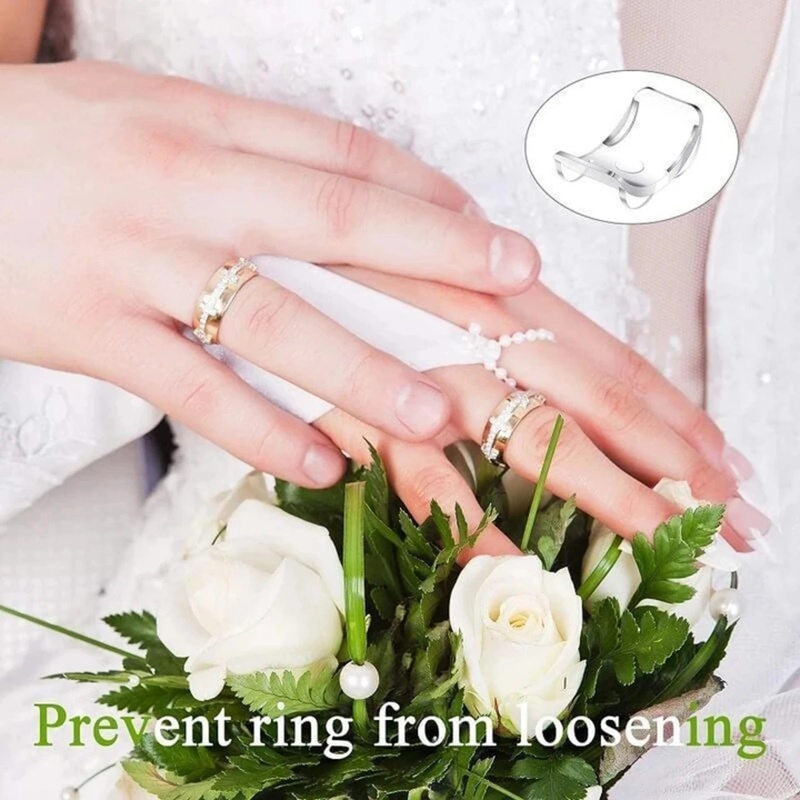 Vòng đệm cao su - Vòng đeo tay vô hình Dây buộc bên trong Vòng rời Bộ điều chỉnh kích thước - Dụng cụ trang sức giảm tốc thắt chặt