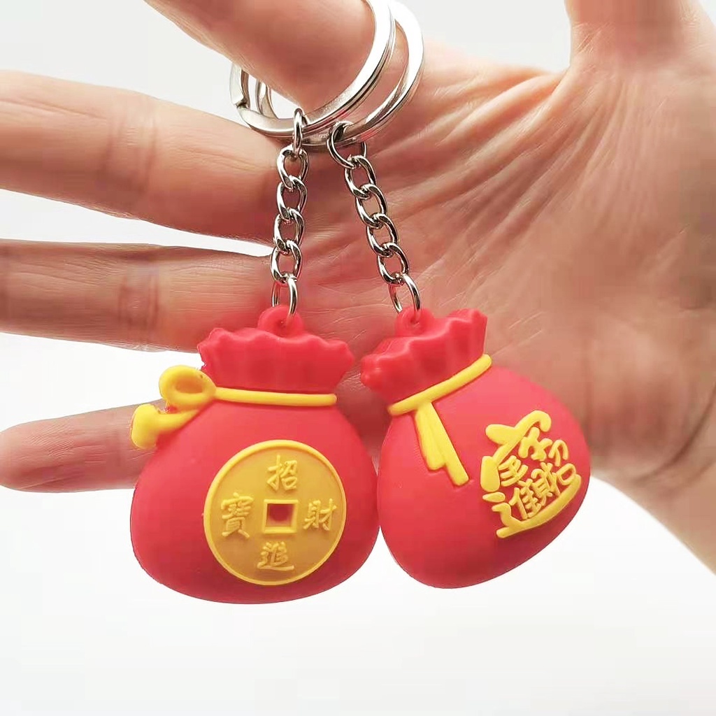 Móc Khóa Chúc Mừng Năm Mới May Mắn
