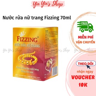 Nước rửa nữ trang, nước rửa trang sức vàng bạc Fizzing dung tích 70ml nhanh chóng làm sạch và làm sáng vàng bạc, loại bỏ