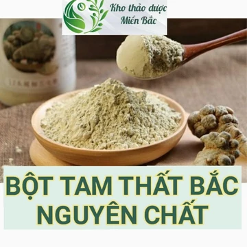 Bột Tam Thất Bắc nguyên chất - Loại 70 củ 1kg - Hàng mới, thơm, không pha trộn