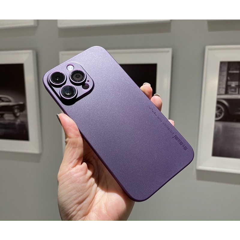 [ Đã Có iP17 ]Ốp Lưng iPhone Siêu Mỏng Memumi Nhám Chống Bám Vân Tay cho 14 Pro Đến 17 pro max
