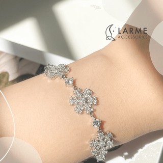 Lắc tay nữ hoa tuyết mùa đông Larme accessories -VT0149