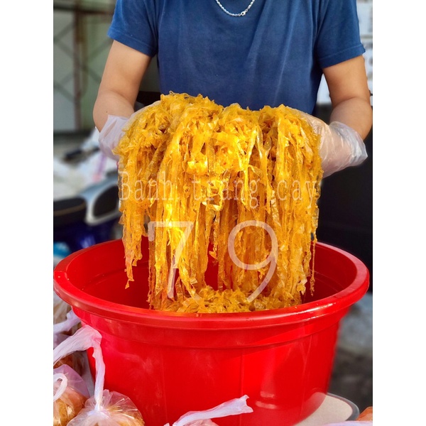 Đặc sản Long An- 500gr-Bánh tráng sa tế cay 79 Long An( chính gốc 79-Long An)