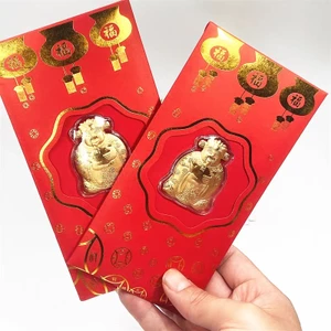 COMBO Bao LÌ xì ông thần tài mạ vàng cao cấp mang tài lộc may mắn cho mọi nhà