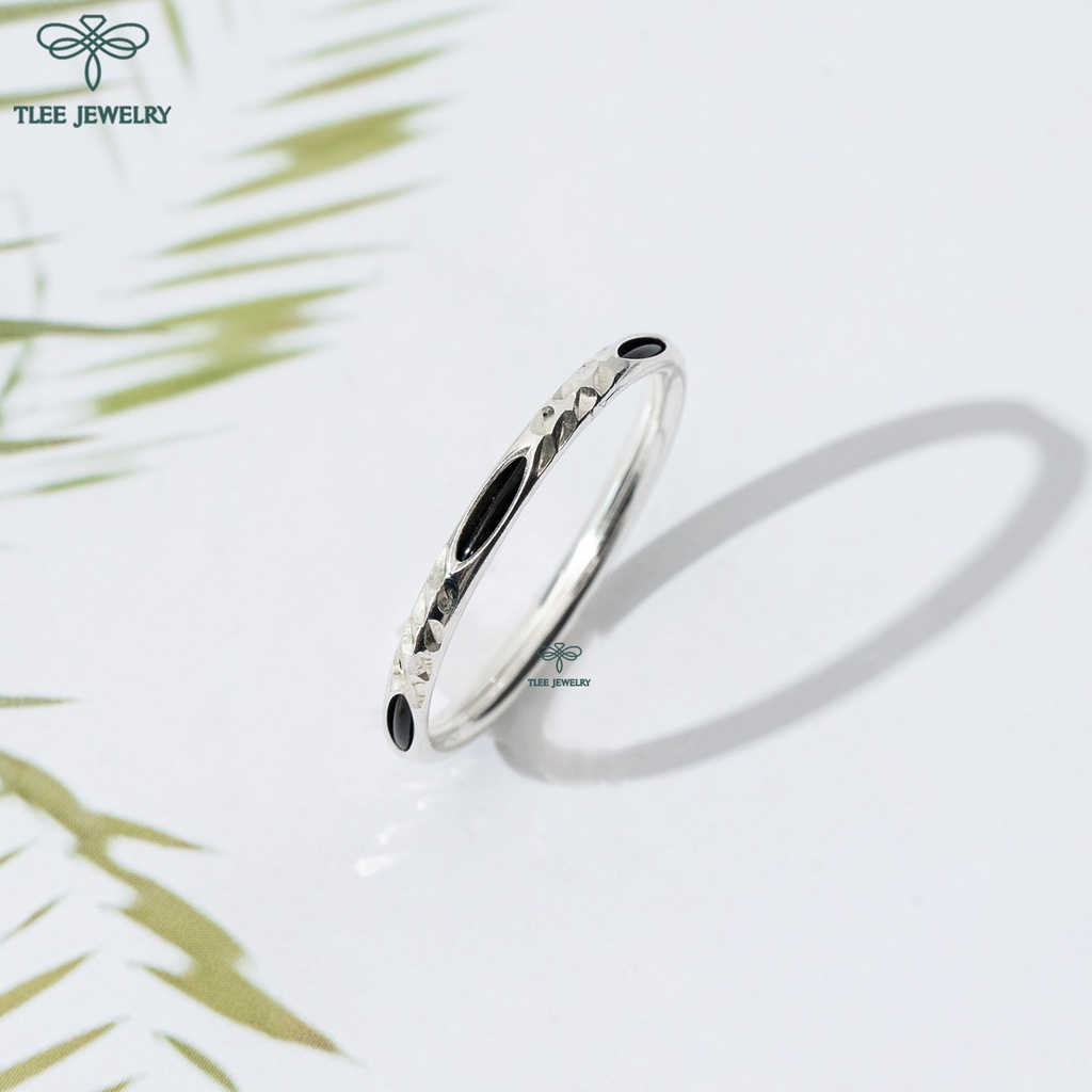 Nhẫn bạc TLEE lông voi nhân tạo cầu may mắn TLEE JEWELRY A0248