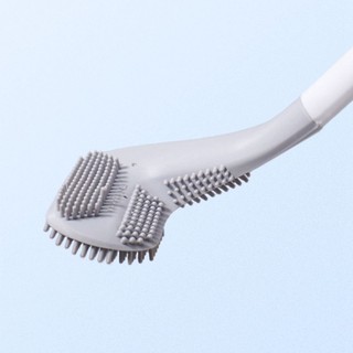 Chổi Cọ Toilet Silicon Đầu Nhỏ Cán Dài Cong Dễ Chà Sạch Mọi Ngóc Ngách Nhà Vệ Sinh Bồn Cầu Đồ Dùng Phòng Tắm 88327