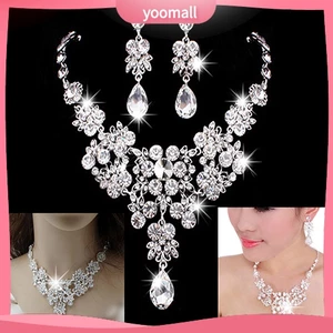 Bộ Vòng cổ + Bông Tai Thời Trang Sang Trọng Cho Nữ