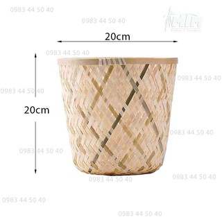 Sọt tre trắng trồng cây trang trí, đựng đồ. | Shopee Việt Nam