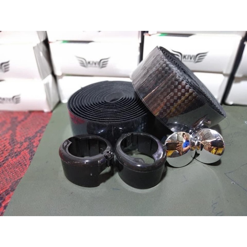 Dây Quấn Ghi Đông Xe Đạp Xốp Vân Cacbon KIVI