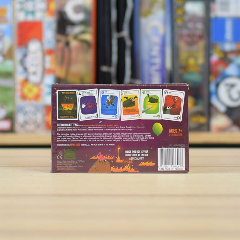 Exploding Kittens Card Game-Party Pack (no music) | Shopee Việt Nam