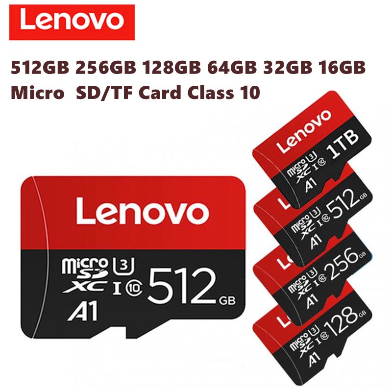 LENOVO Thẻ Nhớ Micro SD / TF 512GB 128GB 64GB 32GB 512H 256GB 128GB ...