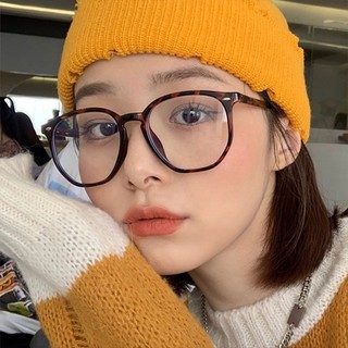 【 Ống kính có thể thay thế Kính mắt chống ánh sáng xanh Khung kính INS Thời trang Hàn Quốc Retro Ladies