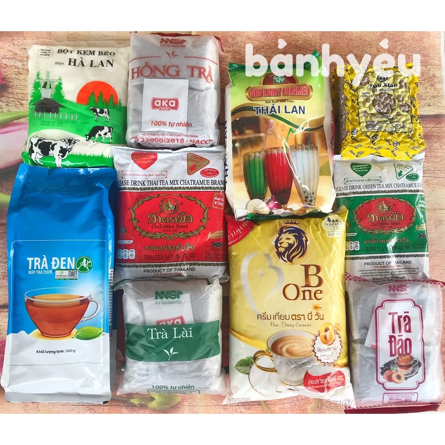 Nguyên Liệu Pha Trà Sữa, Trà Thái Trân Châu - (SET02)