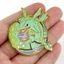 SQ11 Pokemon Huy Hiệu Kim Loại Thổ Cẩm Anime Cosplay Pin Groudon Kyogre Phụ Kiện Thời Trang Túi Mặt Dây Chuyền Quà Tặng