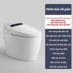 Bồn cầu thông minh Xiaomi 502Z Kết nối APP MiHome phiên bản tiếng Việt Toilet Bệ xí Bồn Tiêu cảm ứng tự động hoàn toàn — ảnh 5