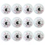 Mya 12 Chiếc Gói 23 Mm 27 Mm Nhiều Màu Sắc Halloween Nửa Quả Bóng Mắt Đáng Sợ Đồ Dùng Tiệc Halloween Kinh Dị Dạ Quang Bounce