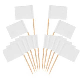 Set 100 Lá Cờ Mini Kèm Que Gắn Trang Trí Bánh Cupcake