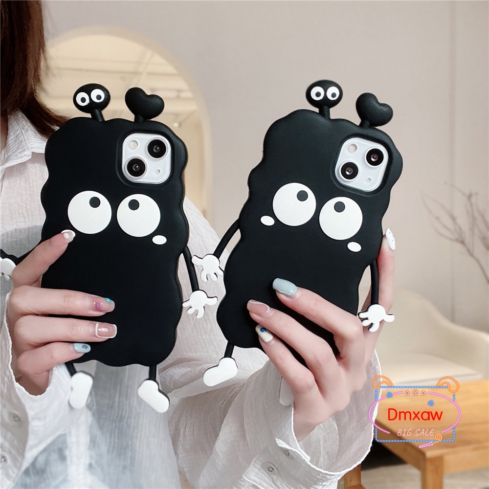 Ốp Điện Thoại Silicon Mềm Hình Bùi Nhùi 3D iPhone 14 Pro Max 14 Plus 13 Pro Max 11 12 Pro Max Xs Max Xr 7 8 6 6s Plus X Se 2020