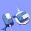 Vỏ Bảo Vệ Hộp Sạc Tai Nghe AirPods3 Gen 2021 / AirPods3 / AirPods3 Kèm Móc Khóa Hình Cá Hề Dễ Thương Ốp