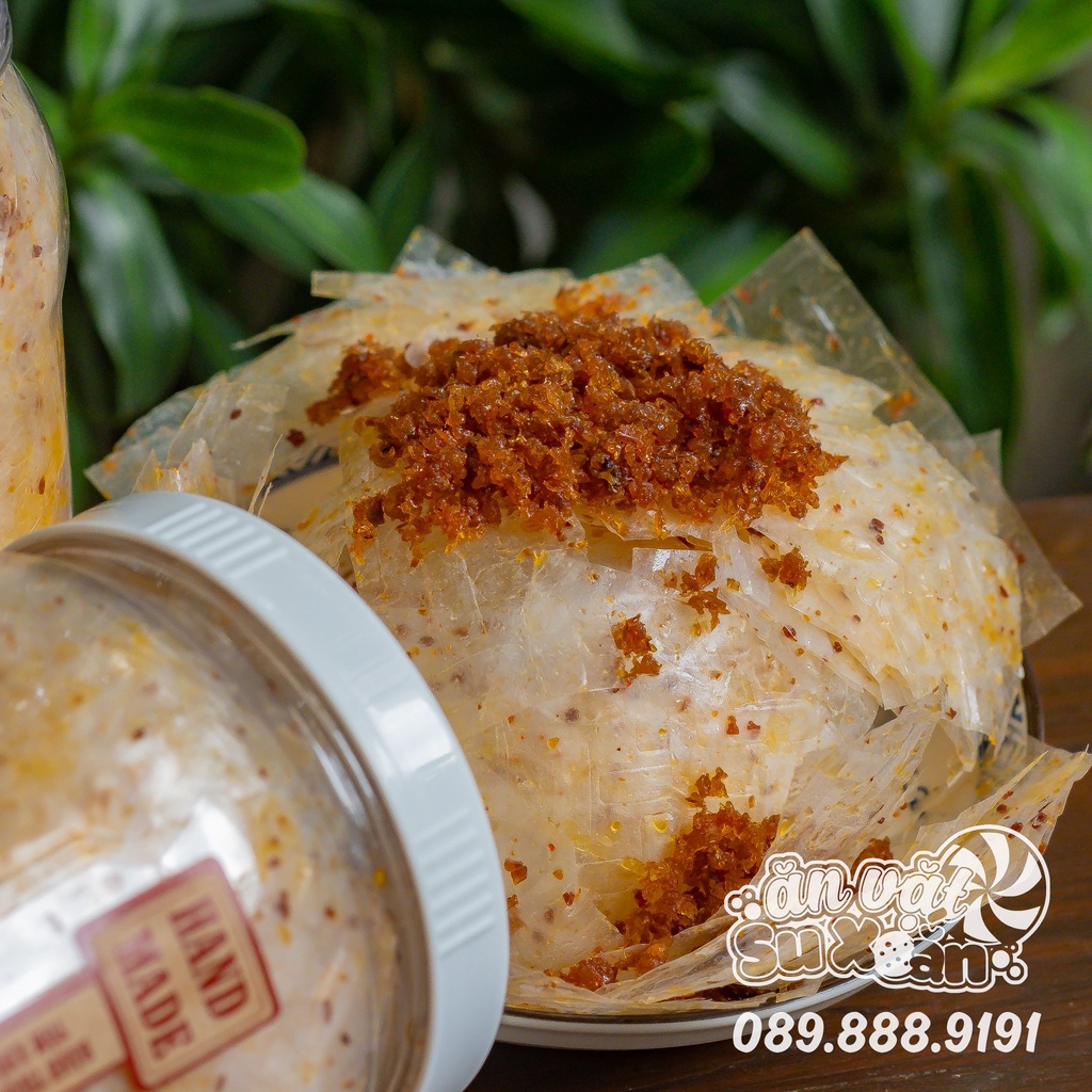 Bánh tráng tôm khô cháy tỏi Ăn Vặt Su Xoắn