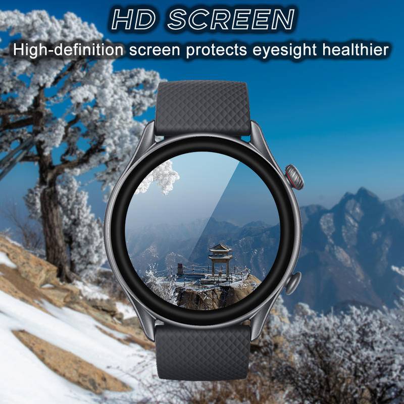 Kính Cường Lực Mềm Cho Huami Amazfit Bip 3 Pro U S GTS2 GTS2e GTS4 mini Bảo Vệ Màn Hình Đồng Hồ Phim Bảo Vệ Cho Huami Amazfit GTR2 GTR3 T-REX Pro Bảo Vệ