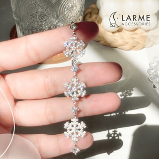 Lắc tay nữ hoa tuyết mùa đông Larme accessories -VT0149