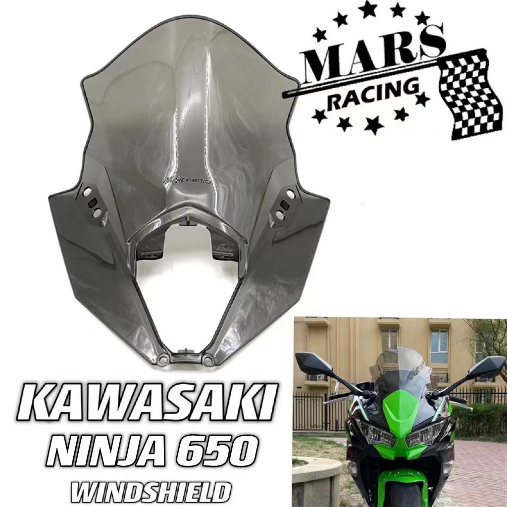 Ninja 650 Windscreen Double Bubble Windshield – Fits Kawasaki