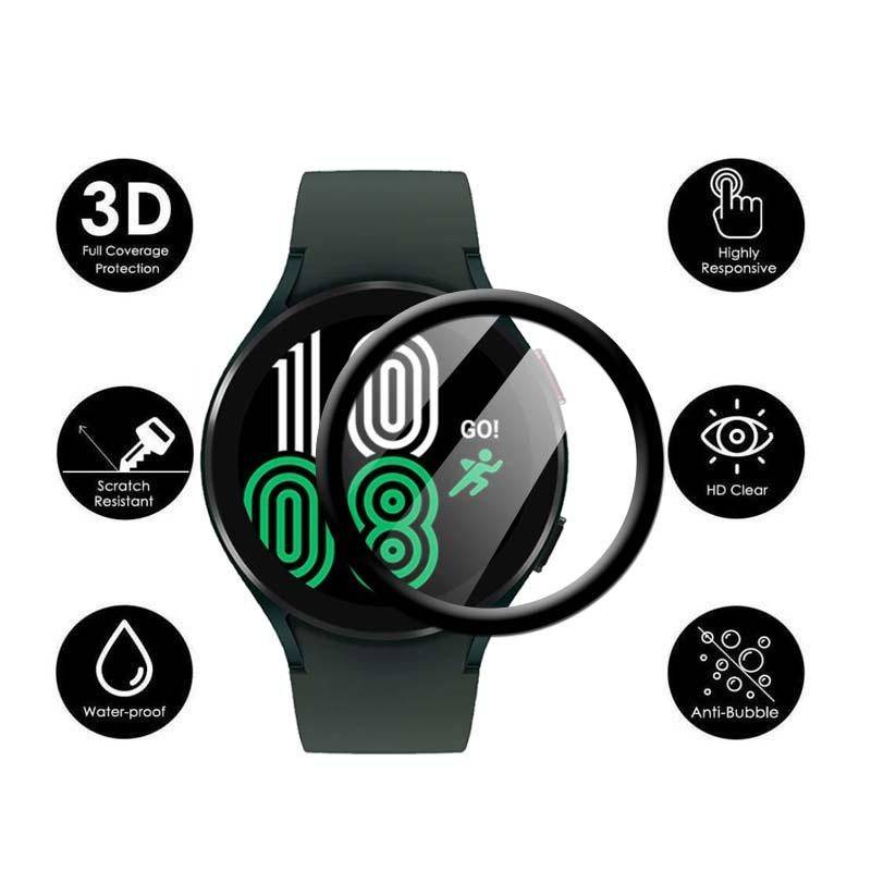 Phim Bảo Vệ Cho Samsung Watch 4 5 Pro 40mm 41mm 44mm 45mm HD Bảo Vệ Màn Hình Chống Vỡ Cho Samsung Watch Active 2 44mm 40mm Không Kính