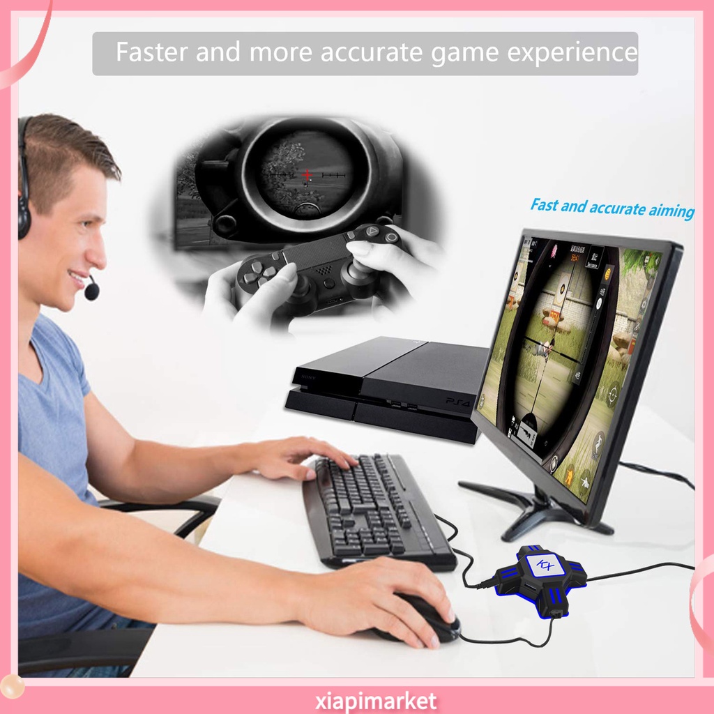 Bộ Chuyển Đổi Bàn Phím + Chuột Chơi Game Cho Switch / Xbox / Ps4 / Ps3