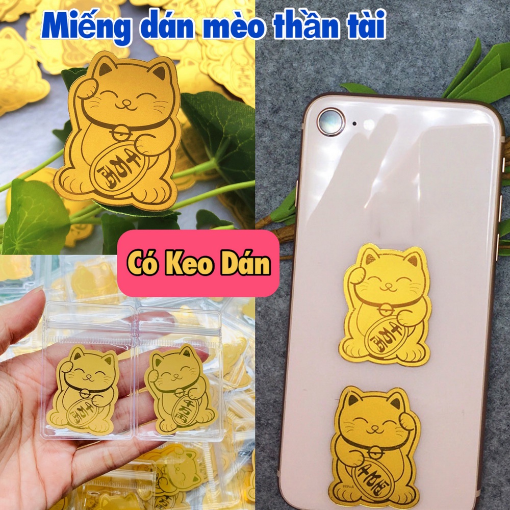 {SIÊU RẺ} Mèo thần tài mạ vàng 24k rước lộc vào nhà / Mèo thần tài
