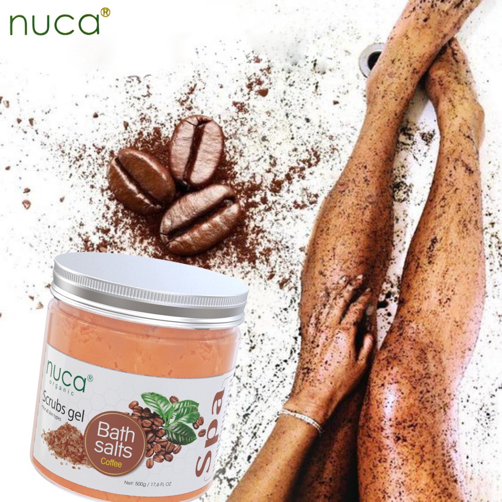 [Mới] Muối Tắm Tẩy Tế Bào Chết Cơ Thể Giảm Mụn Lưng NUCA 550g