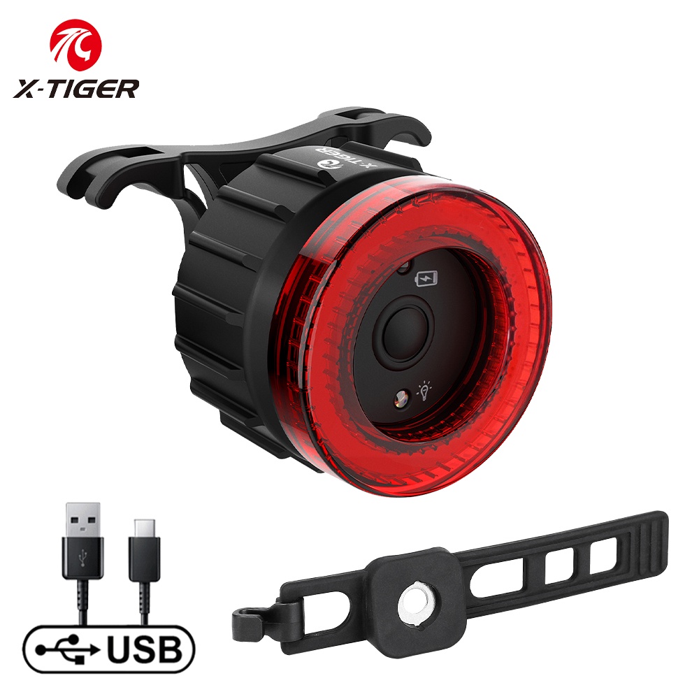 Đèn phanh xe đạp X-TIGER siêu sáng tự động bật / tắt thông minh