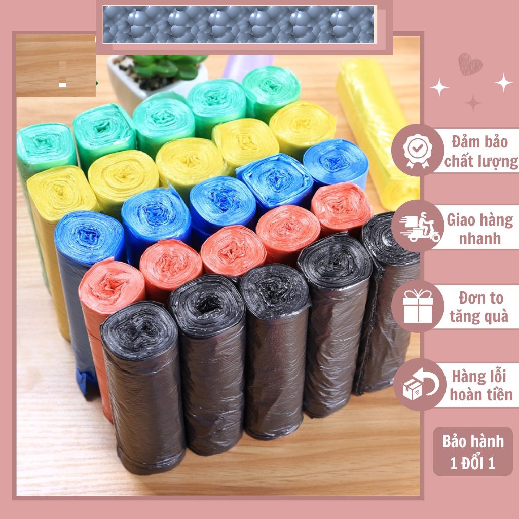 Túi đựng rác tự hủy 45*50cm - combo 5 cuộn (100 túi) | Shopee Việt Nam