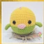 Thú bông len handmade - Gà con móc len dễ thương /Hoavuivee- Móc len thủ công, thú bông len