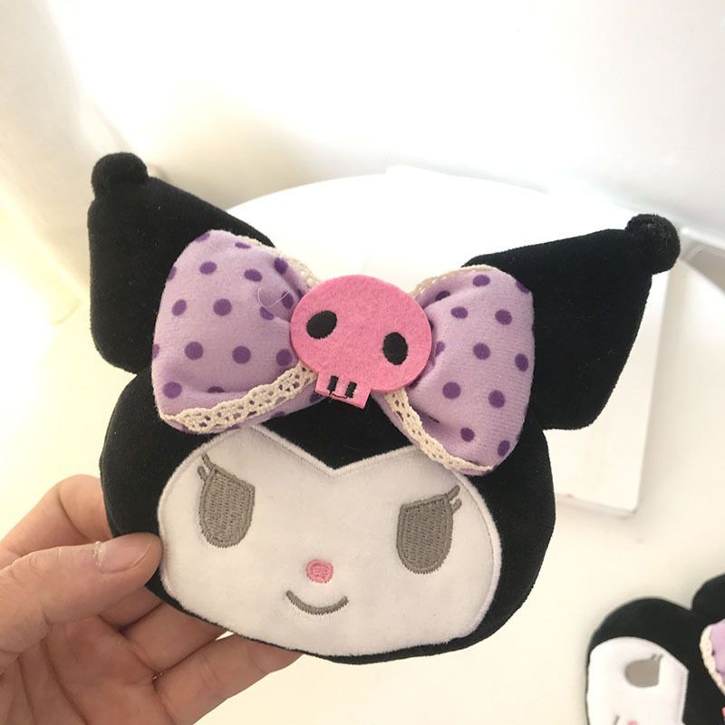 Dễ Thương Kuromi Tai Đầu Sang Trọng Băng Đô Quấn Tóc Dự Tiệc Cô Gái Kawaii Trang Phục Cosplay