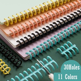 Set 5 Sổ Tay 30 Lỗ Hình Chiếc Lá Có Thể Thay Thế DIY