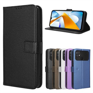 Dành Cho Xiaomi Poco C40 M4 M5 M5s Ốp Lưng Cá Mập Đen 3 4 5 Pro 5rs Chất Lượng Cao Retro Lật Da PU Ví Điện Thoại
