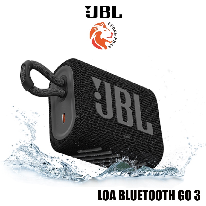 Loa JBL GO 3 Bluetooth Chống Nước - Hàng Chính Hãng, Bảo Hành 12 Tháng