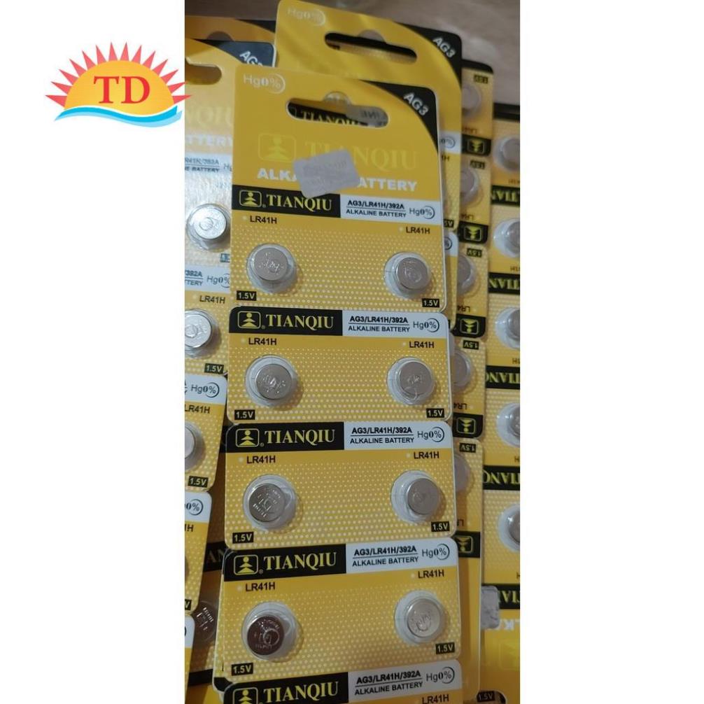 10 viên Pin AG3/LR41H/292A 1.5V , Pin cúc chuyên dùng nến 13cm | Shopee ...