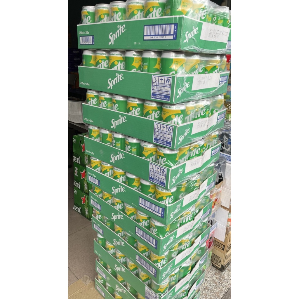 Thùng 30 lon 350ml Nước ngọt Sprite - Nhật | Shopee Việt Nam