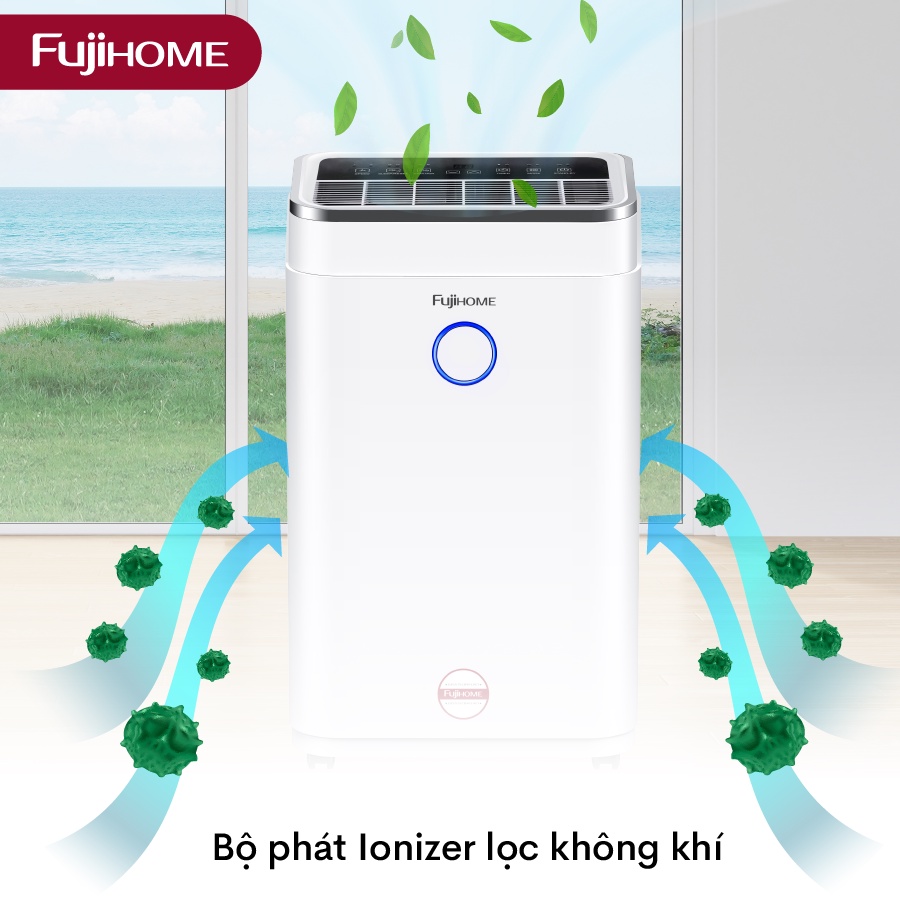Máy hút ẩm công suất lớn 25L/ngày bằng máy nén cao cấp Nhập Khẩu Fujihome kết nối Wifi, lọc không khí thông minh đa năng | BigBuy360 - bigbuy360.vn