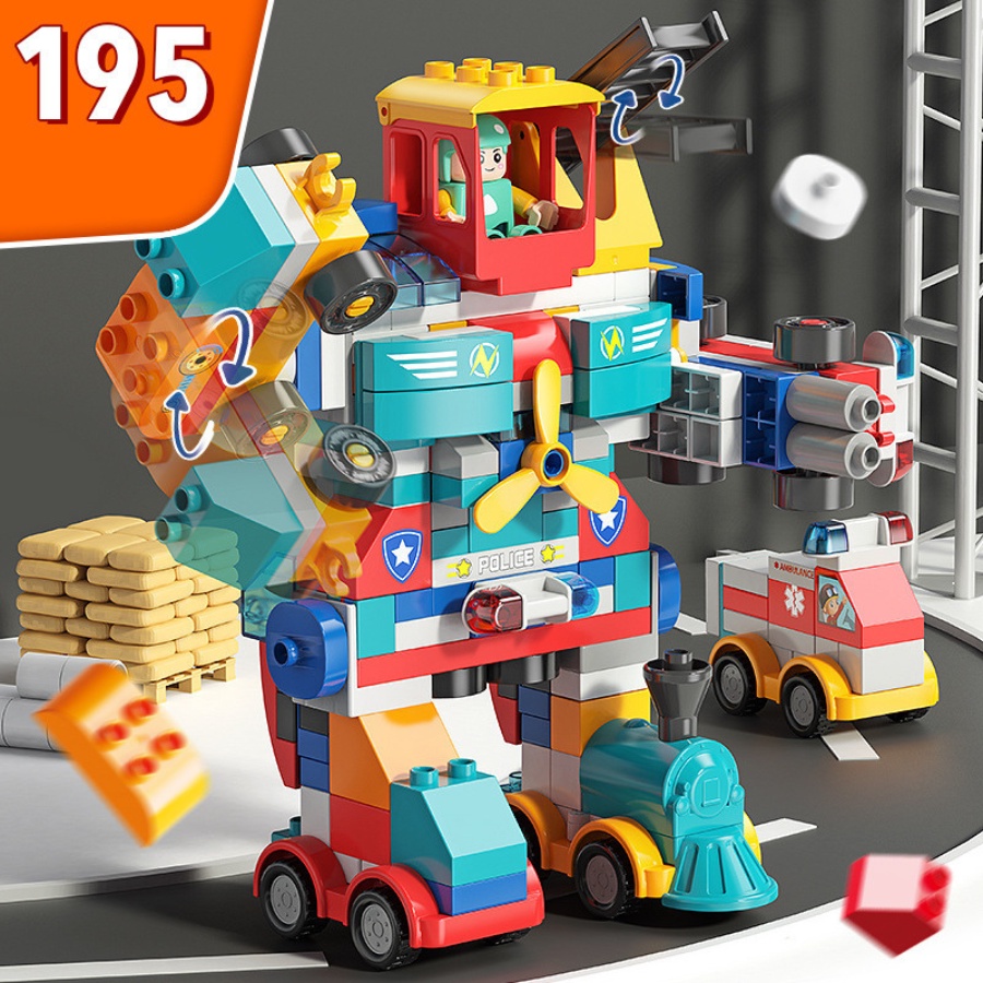booj le go người máy 195 pcs | Shopee Việt Nam