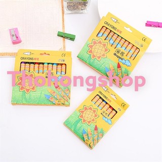 Hộp Màu Sáp Hoa Hướng Dương - Thỏ Hồng VPP