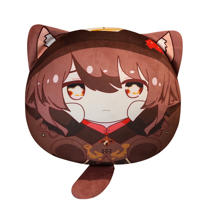Genshin Tác Động Búp Bê Trowing Gối Anime Đệm Sang Trọng Đồ Chơi Kazuha Hutao Xiao Trang Trí Nhà Quà Tặng