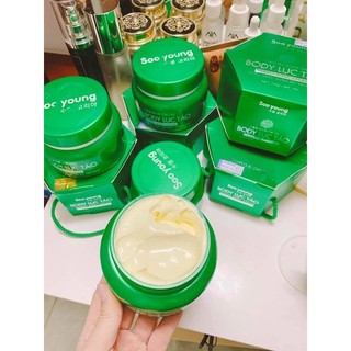KEM BODY LỤC TẢO SAM  SIÊU 𝐓𝐑Ắ𝐍𝐆 chính hãng DƯỠNG ẨM MỀM MỊN DA