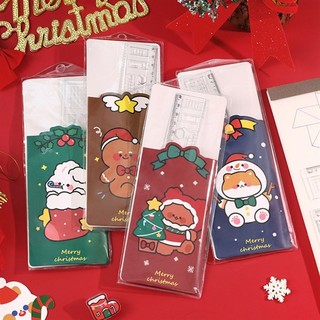 Bộ 4 Thước Noel Giáng Sinh - Thỏ Hồng VPP