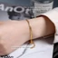 Dây chuyền titan không gỉ thiết kế kiểu dáng dây bện trơn mạ vàng 18k thời trang đơn giản