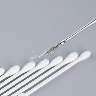 Bộ dụng cụ ngoáy tai 6 món kèm hộp nhỏ gọn tiện lợi,Bộ dụng cụ vệ sinh tai bằng thép an toàn { H }